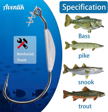weighted swimbait hooks