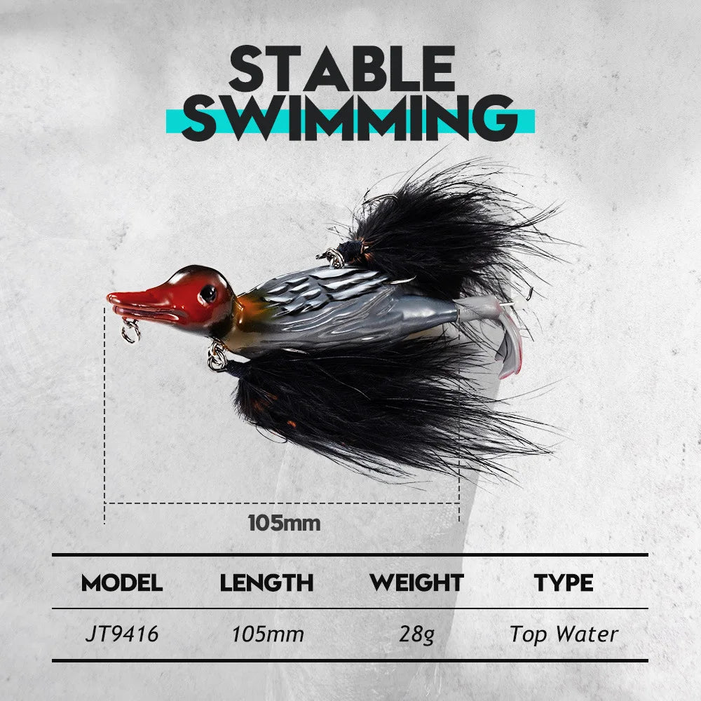 3D Suicide Duck Fishing Lure