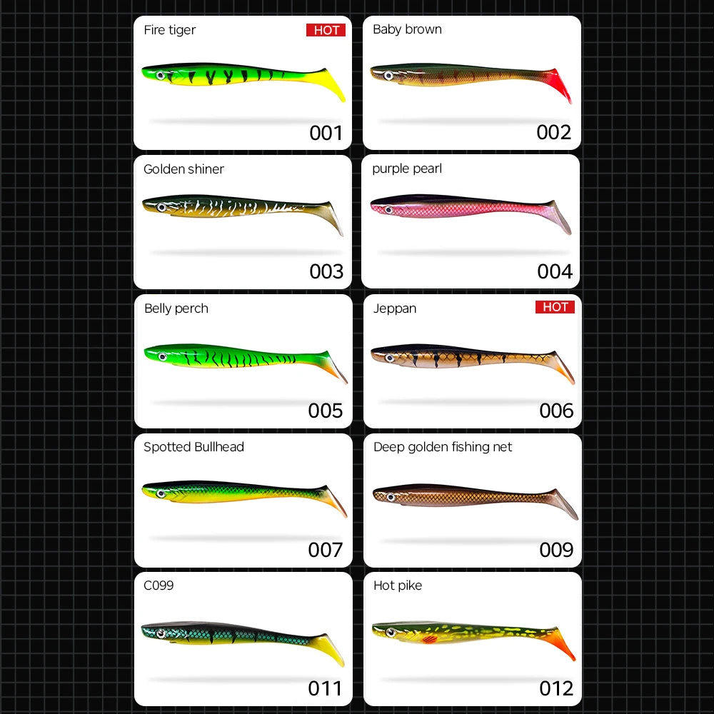 Hunthouse Pro Shad Fishing Soft Pike Musky lure