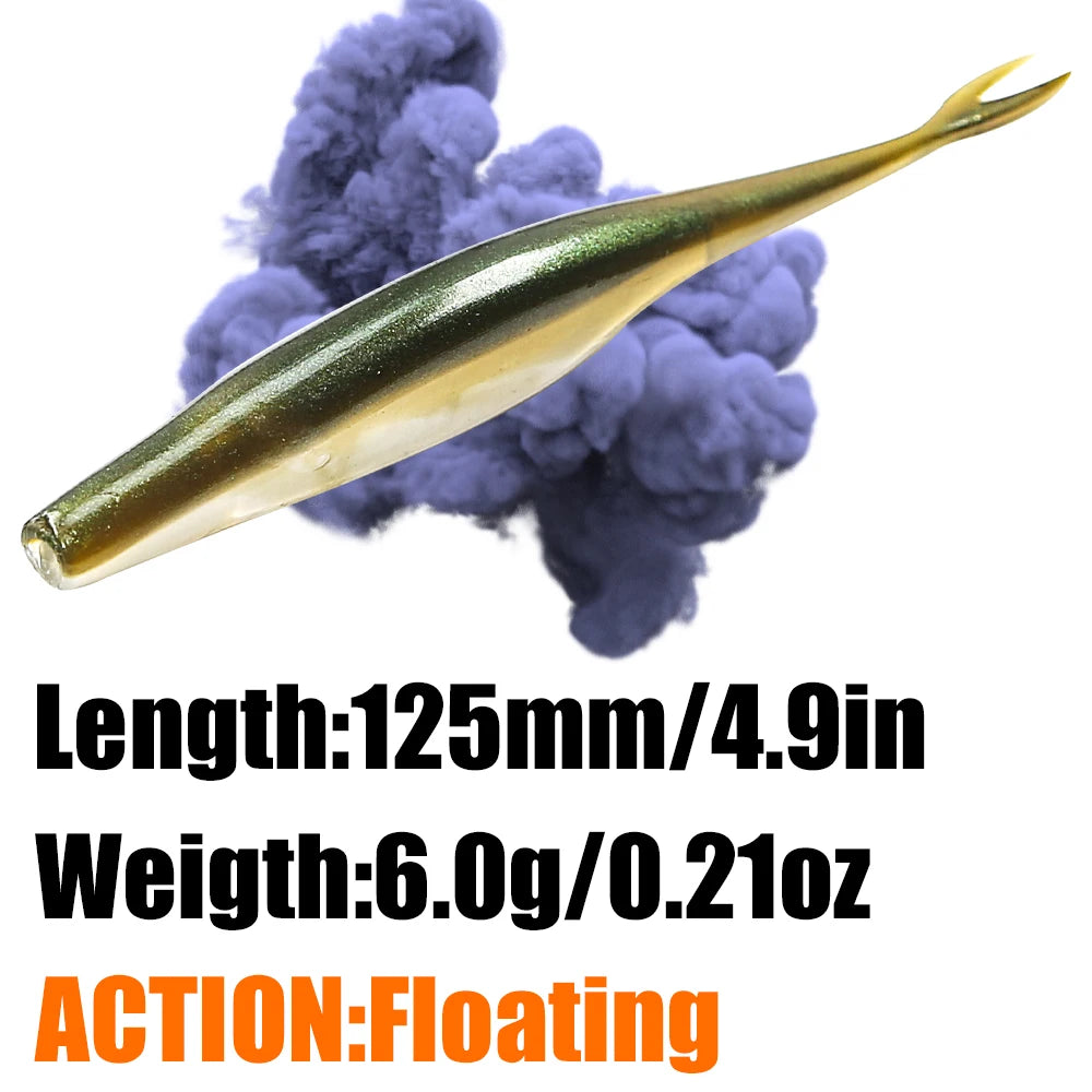 PEAK 125mm soft plastic lure