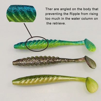 ESFISHING Ripple Shad 100mm 125mm