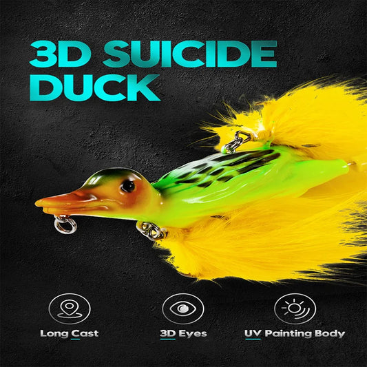 3D Suicide Duck Fishing Lure